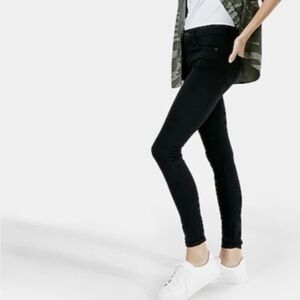 Express Legging Mid Rise Classic Black Skinny Jeans